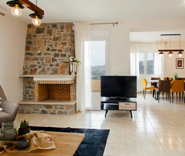 Villa de prestige en pierre à Gouves